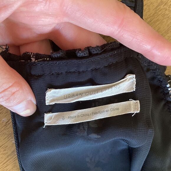 Urban Outfitters Black Floral Mini Summer Dress Size 6 - Picture 7 of 13